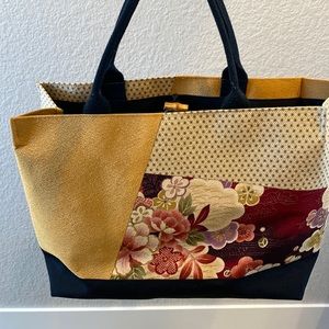Patchwork style bag. Fits a laptop/large ipad
